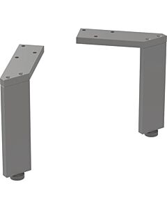 Geberit Fuß-Set 500367JK1 Höhe 15 cm, lava / pulverbeschichtet, 2 Stück