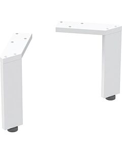 Geberit Fuß-Set 500367011 Höhe 15 cm, weiß / pulverbeschichtet, 2 Stück