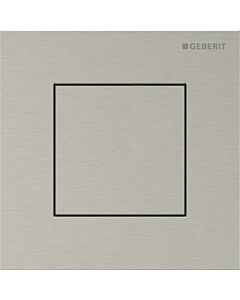 Geberit Typ 40 Urinalsteuerung 116217ID1 pneumatische Spülauslösung, nickel, eckig
