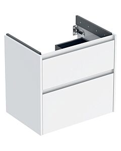 Geberit Renova Plan Waschtisch-Unterschrank 504028011 2 Schubladen, Korpus/Front weiß / lackiert seidenglanz, Breite 64,4 cm