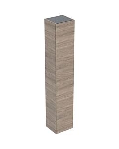 Geberit Renova Plan tall cabinet 504045JR1, 1 door, width 33cm, carcass/front walnut/melamine wood structure