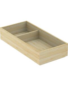 Ajusteur de tiroir Geberit 503201001 15,6 x 6,7 x 32,9 cm, séparation asymétrique en H, bambou laqué