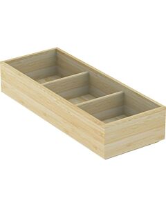 Ajusteur de tiroir Geberit 503194001 12,7 x 6,7 x 32,9 cm, cloison en H, bambou laqué