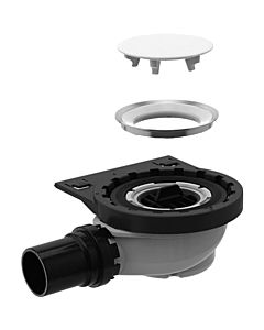 Geberit Setaplano Duschwannenablauf 154017001 für Duschfläche, mit Siphonhalterung, 50 mm