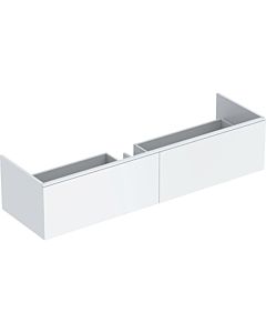 Geberit Xeno² vanity unit 500346011 159.5x35x47.3cm, with 2 drawers, matt/VARICOR white No. 016