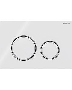 Geberit Sigma21 Betätigungsplatte 115884SI1 weiß, für 2-Mengen Spülung