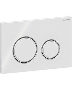 Geberit Sigma21 Betätigungsplatte 115884SI1 weiß, für 2-Mengen Spülung
