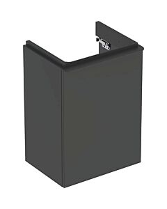 Geberit Smyle Square lave-mains meuble bas 500350JK1 44,2x61,7x35,6cm, porte 2000 à droite, lave mate