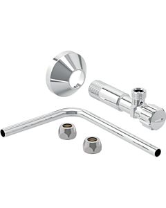 Geberit de raccordement d&#39;eau match0 sur le côté 3/8 &quot;243743211 chromé brillant