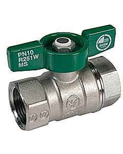 Giacomini Kugelhahn 1/2" R251W Schwermodel mit Flügelgriff, Messing chrom, PN42