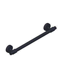 Porte-serviettes Giese 34062-14 avec fixation magnétique pour radiateurs, longueur 400 mm, noir mat