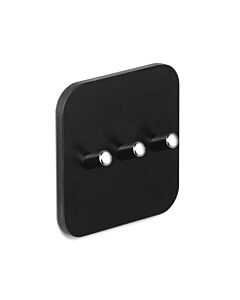 Giese 10044-02 noir, pour Waschtische , 3 crochets