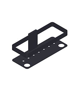 Giese Newport panier de douche 30817-14 noir mat, sans essuie-glace, avec Halter pour rasoirs