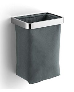 corbeille à Giese invité Giese 40510-02 chromé , chromé tissu anthracite