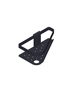 Panier de douche Giese Newport 30822-14, porte-rasoirs, modèle d&#39;angle, noir mat