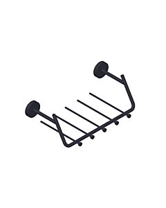 Giese Gifix Uno guest towel basket 33076-14 with 5 hooks, matte black