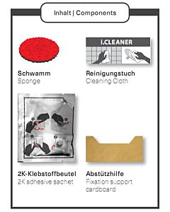 Giese adhesive set 88001-00 for gifix quattro / gifix uno