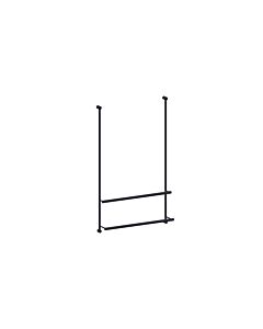Giese Server Badetuchhalter 30860-14 für Glasduschen, schwarz matt
