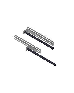 Giese towel rail 91113-14 extendable, length 300 to 480 mm, matte black