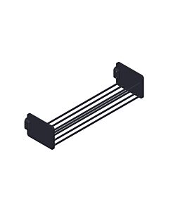 Giese shower basket 11226-14 90 x 125 x 426 mm, long, matte black