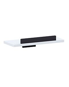Console de douche murale Giese Noka 50819-14, matériau Corian, noir/blanc