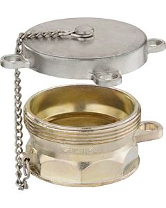 GOK Füllrohrverschluss 1503002 IG Rp 2 x AG G 2 1/2, mit NBR-Dichtung, für Deutschland und Italien