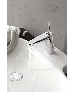 Grohe Eurodisc Joy Waschtischarmatur 23427000 chrom, M-Size, mit Ablaufgarnitur, EcoJoy