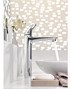 Grohe Eurostyle Waschtischarmatur 23570003 chrom, XL-Size, ohne Ablaufgarnitur, Griff offen