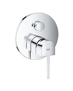 Grohe Plus jeu de finition 24093003 mitigeur monocommande encastré avec chromé 3 voies, chromé