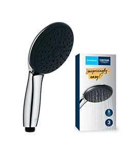 Grohe Vitalio Start 110 Handbrause 26031001 3 Strahlarten chrom