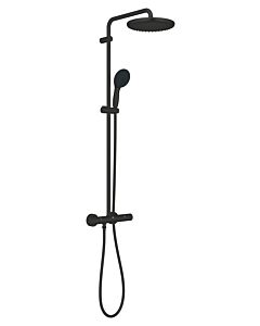 Grohe Vitalio Start System 250 shower system 266772431 with thermostatic mixer for wall mounting matt black