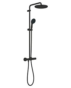 Grohe Vitalio Start System 250 système de douche 266772431 avec mitigeur thermostatique pour montage mural noir mat