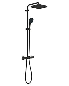 Grohe Vitalio Comfort 250 système de douche 266962431 avec mitigeur thermostatique pour montage mural noir mat