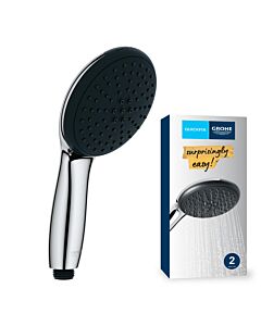 Grohe Vitalio Start 110 douchette à main 26947001 2 types de jets chromé