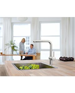 Grohe Minta kitchen mixer 30274DC0 supersteel pull-out spout
