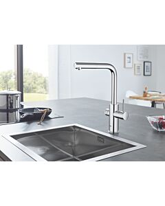 Grohe Blue Home Starter Kit 31539000 chrome, L-spout, pull-out spray