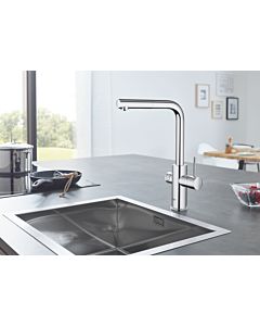 Grohe Blue Home Starter Kit 31539000 chrome, L-spout, pull-out spray