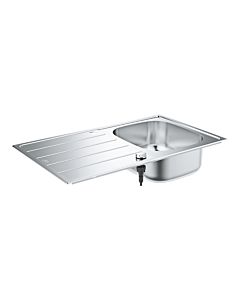 Grohe évier 31552SD1 86x50cm, 2000 bassin, bec haut, en acier inoxydable