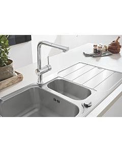Grohe Minta Küchenarmatur 32168000 herausziehbarer Auslauf, chrom
