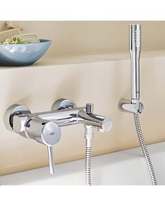 Grohe Concetto Wannenarmatur 32211001 Aufputz, chrom
