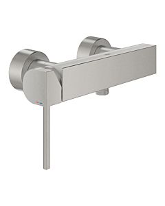 Grohe Plus Brause-Einhebelmischer 33577DC3 supersteel, Brauseabgang unten 1/2", Wandmontage