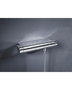 Grohe Grohtherm 2000 Brausethermostat 34469001 chrom, Aufputz, mit Duschablage
