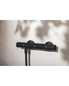 Grohe Precision Start Brausethermostat 345942430 schwarz matt, Aufputz