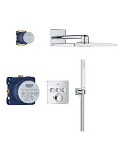 Grohe Precision SmartControl shower system 34875000 concealed with Vitalio SmartActive 310 Cube , chrome