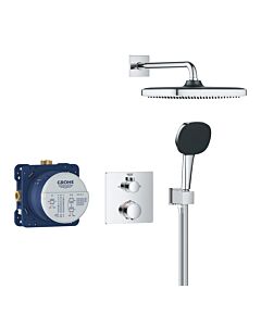 Grohe Système de douche thermostatique Precision 34882000 encastré avec Vitalio Comfort 250, chromé