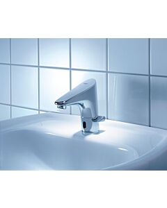 Grohe Europlus E Waschtisch Armatur 36207001 chrom, Batteriebetrieb, mit Mischung, Infrarot
