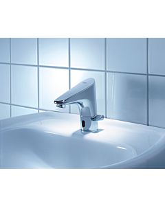 Grohe Europlus E Waschtisch Armatur 36207001 chrom, Batteriebetrieb, mit Mischung, Infrarot