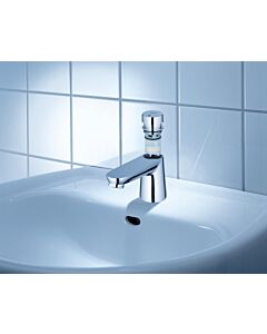 Grohe Euroeco CT Selbstschluß Standventil 36265000 chrom, Markierung blau/rot