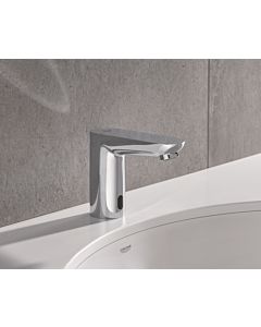 Grohe Euroeco CE Infrarot Armatur 36271000 für Waschtisch, chrom, Batterie 6V, EcoJoy