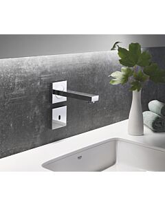 Grohe Eurocube E Waschtischarmatur 36442000 chrom, Infrarot Wandarmatur